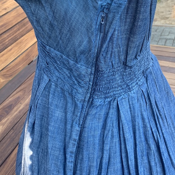 Eshakti Denim Vintage Style Dress XL 16, fits like US 14 - Picture 5 of 8